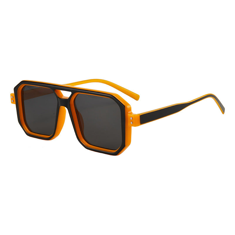 Wholesale PC Double Beam Full Frame Unisex Sunglasses